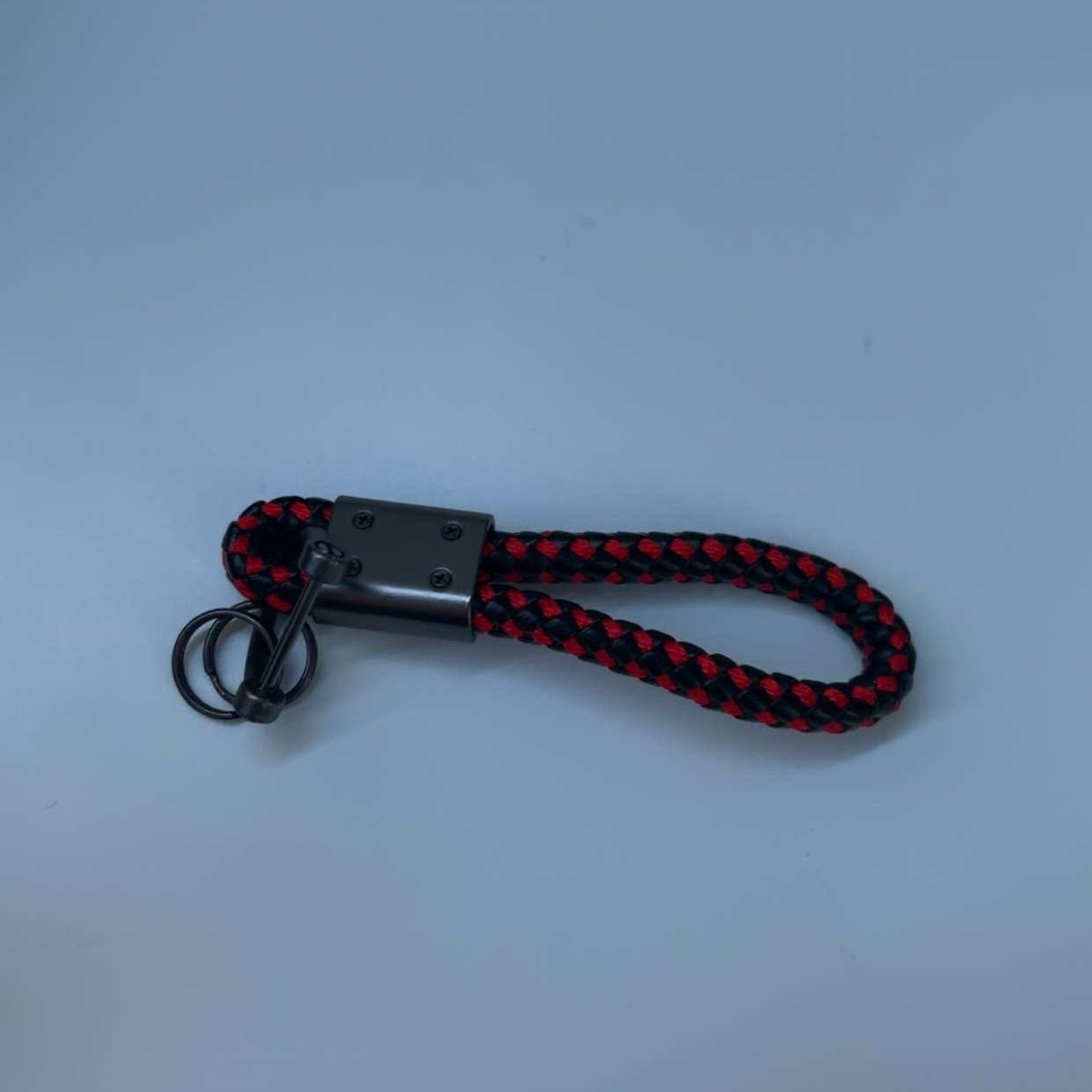 Honda CBR 125R 954 600 F4i 650F 650R 1100XX 1000F CBR 600RR 1000RR Motorcycle Hand Woven Leather Keychain Metal Keyring